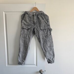 All Saints Gray Cargo Jeans